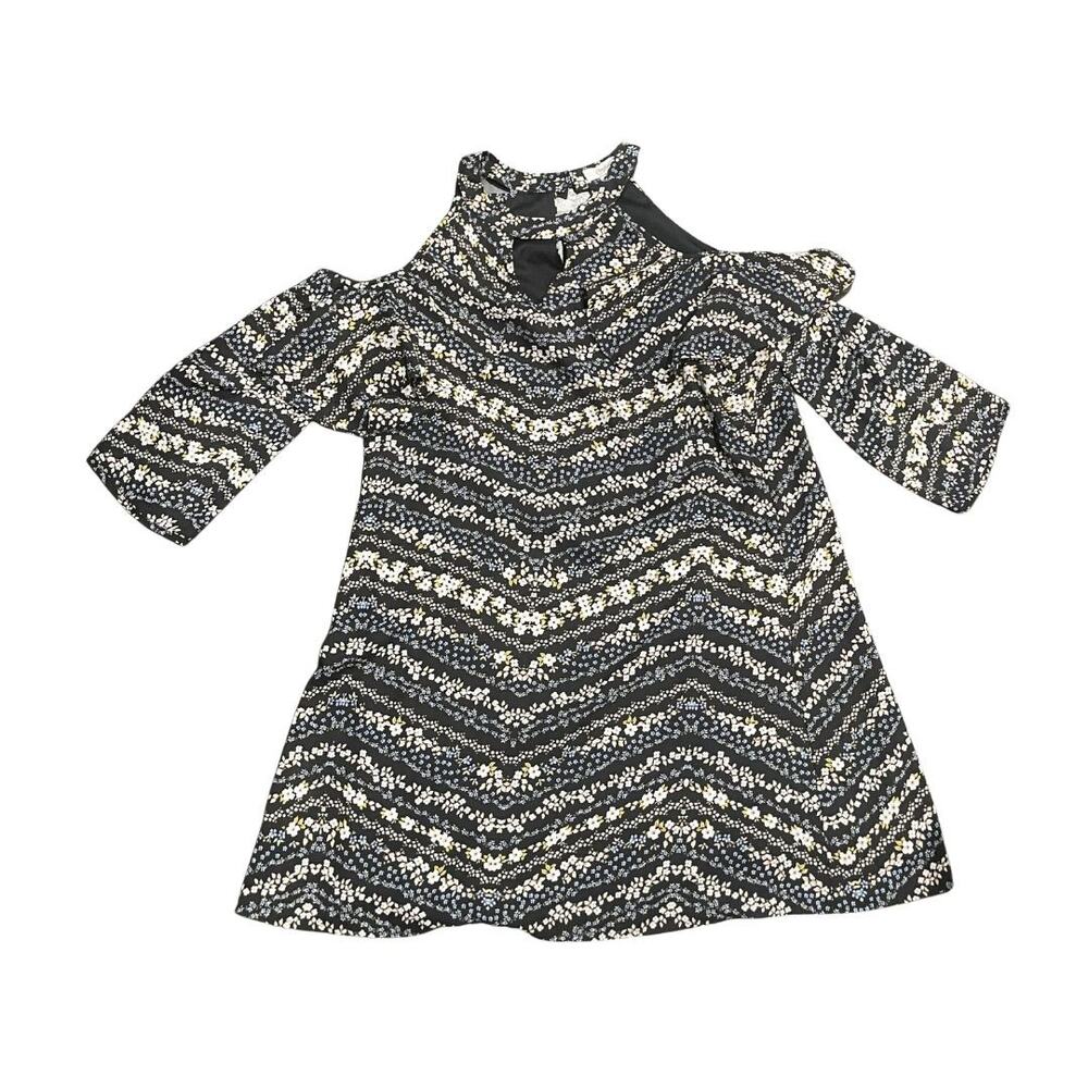 Vintage Candie's Cold Shoulder Floral Dress Size Large Y2K Brunch Garden Chic